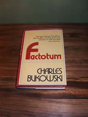 Factotum 1st British Edition Signed