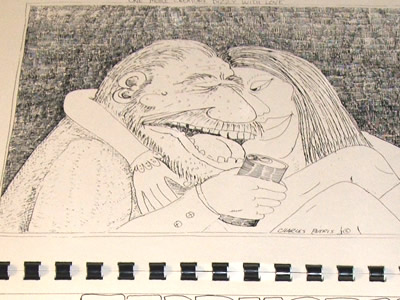 "Official Black Sparrow" 1985 Calendar Signed